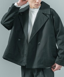 メンズのトレンチコート ブラック 黒色系 ショート丈 ファッション通販 Zozotown