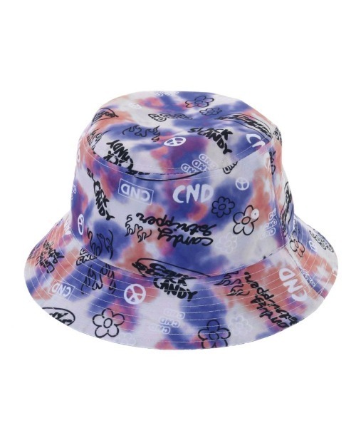 Candy Stripper（キャンディストリッパー）の「SPLENDID CANDY TIE DYE バケットハット（ハット・レディース・オレンジ/ブルー・FREE）」の2枚目の写真