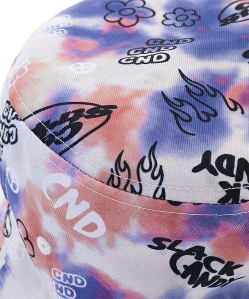 Candy Stripper（キャンディストリッパー）の「SPLENDID CANDY TIE DYE バケットハット（ハット・レディース・オレンジ/ブルー・FREE）」の3枚目の写真