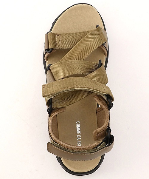 COMME CA ISM（コムサイズム）の「テープサンダル（サンダル・メンズ・ブラック/ベージュ・26cm/27cm）」の5枚目の写真
