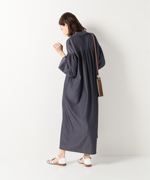 IENA（イエナ）の「スキッパーボリュームワンピース
