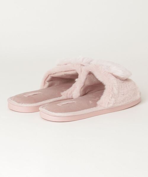 WEGO（ウィゴー）の「WEGO/ハートファールームシューズ（ルームシューズ/スリッパ・レディース・ベージュ/ピンク・FREE）」の6枚目の写真