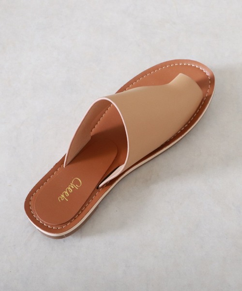 Cheek（チーク）の「【オンライン限定】トングフラットサンダル（サンダル・レディース・ブラック/ベージュ・MEDIUM/SMALL/LARGE）」の14枚目の写真