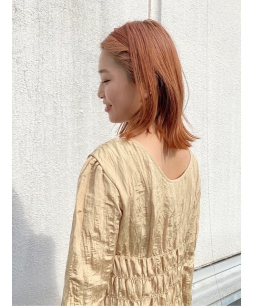 THROW by SLY（スローバイスライ）の「THROW BACK OPEN WRINKLE DRESS バックオープン ドレス（ワンピース・レディース・ベージュ/グレー・1/2）」の18枚目の写真