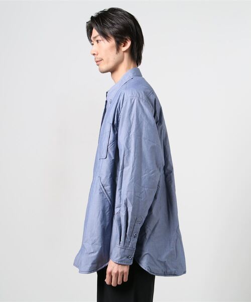 tac:tac（タクタク）の「【tac:tac】タクタク Type Writer（シャツ/ブラウス・メンズ・ブルー・LARGE）」の3枚目の写真