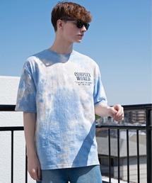 ８(eight)（エイト）の「タイダイ染め半袖ビッグＴシャツ（Tシャツ/カットソー・メンズ）」