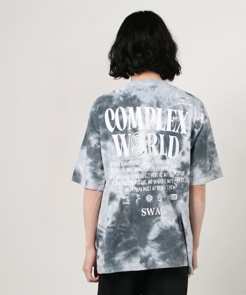 ８(eight)（エイト）の「タイダイ染め半袖ビッグＴシャツ（Tシャツ/カットソー・メンズ・グリーン系その他/ブルー系その他/ブラック系その他・MEDIUM/LARGE）」の4枚目の写真