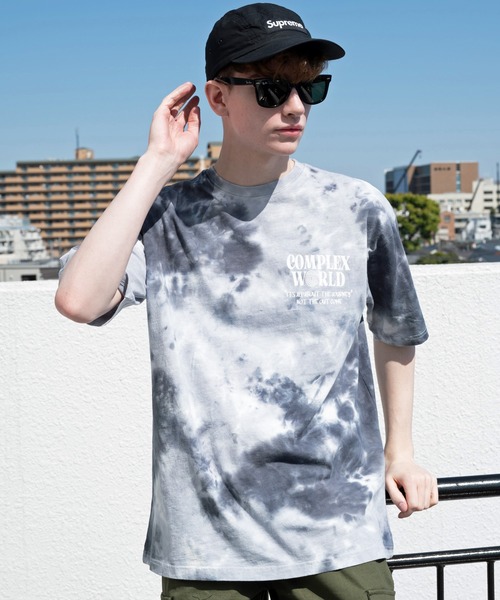 ８(eight)（エイト）の「タイダイ染め半袖ビッグＴシャツ（Tシャツ/カットソー・メンズ・グリーン系その他/ブルー系その他/ブラック系その他・MEDIUM/LARGE）」の9枚目の写真