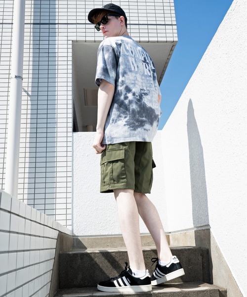 ８(eight)（エイト）の「タイダイ染め半袖ビッグＴシャツ（Tシャツ/カットソー・メンズ・グリーン系その他/ブルー系その他/ブラック系その他・MEDIUM/LARGE）」の18枚目の写真