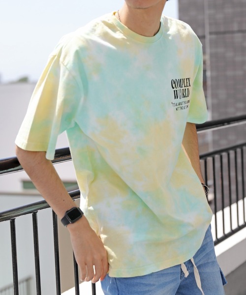 ８(eight)（エイト）の「タイダイ染め半袖ビッグＴシャツ（Tシャツ/カットソー・メンズ・グリーン系その他/ブルー系その他/ブラック系その他・MEDIUM/LARGE）」の20枚目の写真