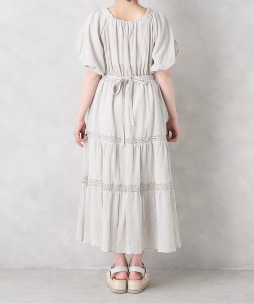 OLIVE des OLIVE（オリーブデオリーブ）の「ティアードワンピース（ワンピース・レディース・ライトグレー/ブラック×ホワイト/ホワイト系その他/ピンク系その他・FREE）」の17枚目の写真