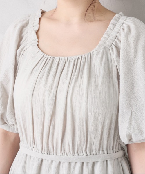 OLIVE des OLIVE（オリーブデオリーブ）の「ティアードワンピース（ワンピース・レディース・ライトグレー/ブラック×ホワイト/ホワイト系その他/ピンク系その他・FREE）」の12枚目の写真