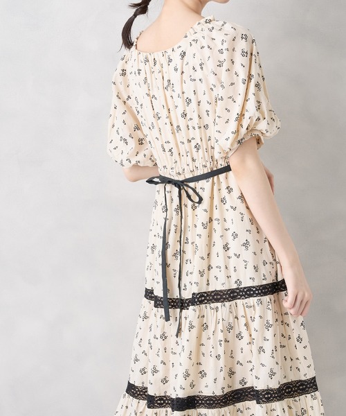 OLIVE des OLIVE（オリーブデオリーブ）の「ティアードワンピース（ワンピース・レディース・ライトグレー/ブラック×ホワイト/ホワイト系その他/ピンク系その他・FREE）」の18枚目の写真