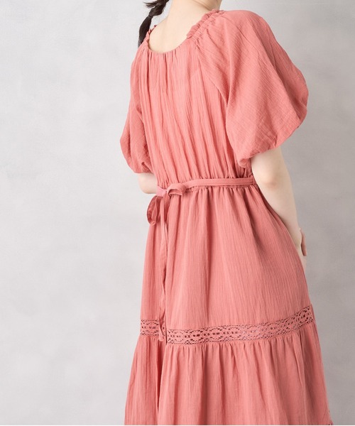 OLIVE des OLIVE（オリーブデオリーブ）の「ティアードワンピース（ワンピース・レディース・ライトグレー/ブラック×ホワイト/ホワイト系その他/ピンク系その他・FREE）」の9枚目の写真