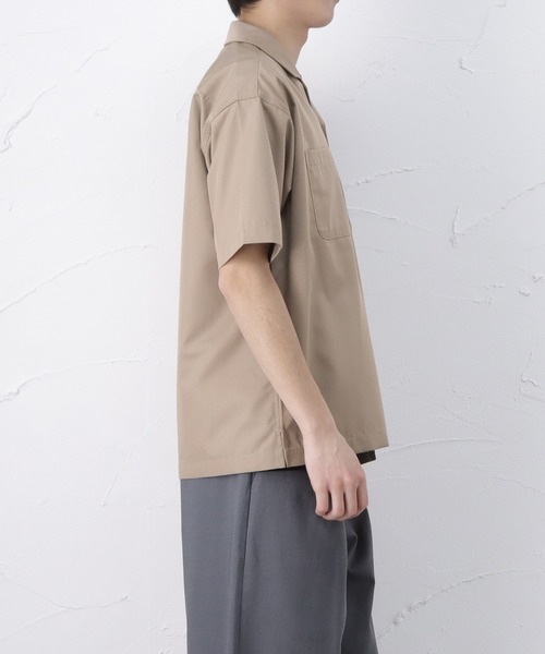 KANGOL（カンゴール）の「KANGOL カンゴール ワイドな身幅でゆったり着れる オープンカラーシャツ（シャツ/ブラウス・メンズ・ライトグレー/ブラック/グリーン・L/XL/M）」の10枚目の写真