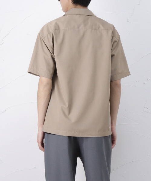 KANGOL（カンゴール）の「KANGOL カンゴール ワイドな身幅でゆったり着れる オープンカラーシャツ（シャツ/ブラウス・メンズ・ライトグレー/ブラック/グリーン・L/XL/M）」の11枚目の写真