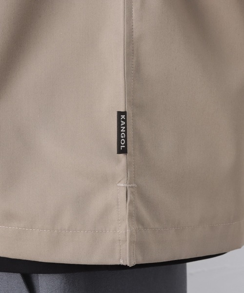 KANGOL（カンゴール）の「KANGOL カンゴール ワイドな身幅でゆったり着れる オープンカラーシャツ（シャツ/ブラウス・メンズ・ライトグレー/ブラック/グリーン・L/XL/M）」の17枚目の写真