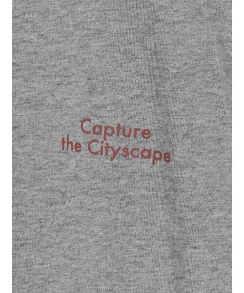 SEVENDAYS=SUNDAY（セブンデイズサンデイ）の「HARBOUR PLACE TEE　＊（Tシャツ/カットソー・レディース・杢グレー/オフホワイト・S/M/L）」の7枚目の写真