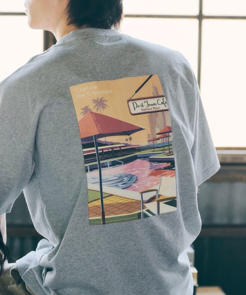 SEVENDAYS=SUNDAY（セブンデイズサンデイ）の「HARBOUR PLACE TEE　＊（Tシャツ/カットソー・レディース・杢グレー/オフホワイト・S/M/L）」の17枚目の写真