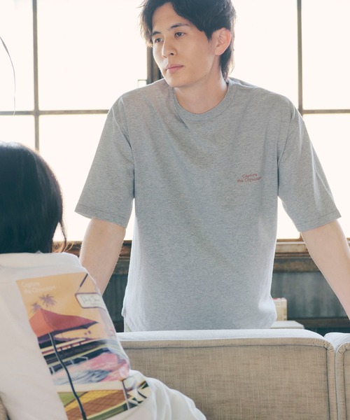 SEVENDAYS=SUNDAY（セブンデイズサンデイ）の「HARBOUR PLACE TEE　＊（Tシャツ/カットソー・レディース・杢グレー/オフホワイト・S/M/L）」の13枚目の写真