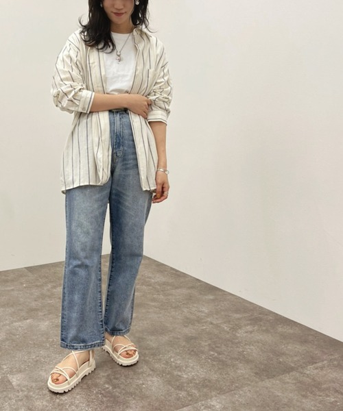 apres jour mignon(アプレジュールミニョン)の「アソートストライプシャツ 【ZOZOTOWN限定アイテム】(シャツ/ブラウス・レディース・ベージュ/アイボリー/ライトベージュ・X-LARGE/フリー)」の21枚目の写真