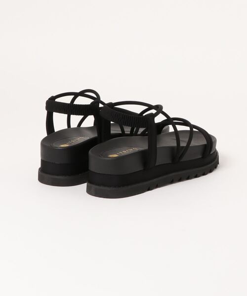 179/WG（イチナナキュウダブルジー）の「クロスコードサンダル（サンダル・レディース・ベージュ/グリーン/ブラック・LARGE/MEDIUM）」の12枚目の写真