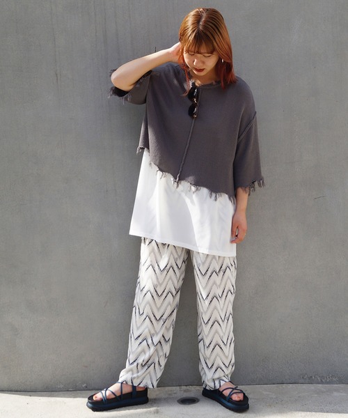 179/WG（イチナナキュウダブルジー）の「クロスコードサンダル（サンダル・レディース・ベージュ/グリーン/ブラック・LARGE/MEDIUM）」の22枚目の写真