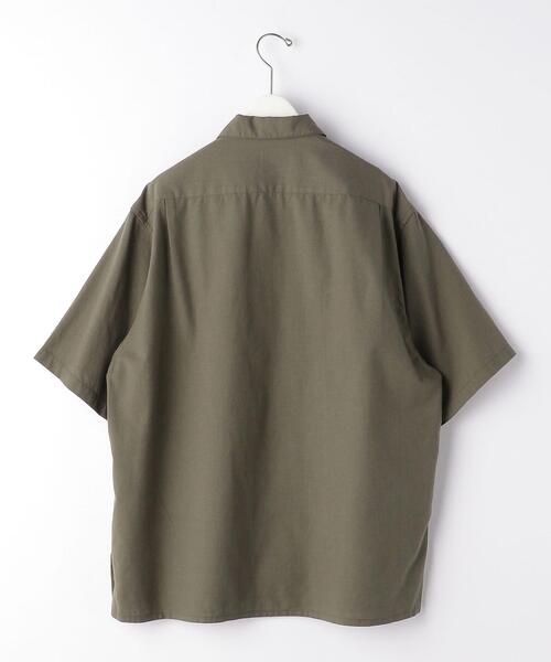 green label relaxing（グリーンレーベルリラクシング）の「OLT ★ [ GLR/ lab ] ブッチャー 半袖 シャツ（シャツ/ブラウス・メンズ・モカ/ライム/オレンジ系その他・MEDIUM/LARGE/X-LARGE/SMALL）」の10枚目の写真