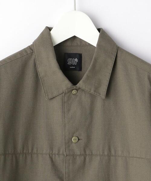 green label relaxing（グリーンレーベルリラクシング）の「OLT ★ [ GLR/ lab ] ブッチャー 半袖 シャツ（シャツ/ブラウス・メンズ・モカ/ライム/オレンジ系その他・MEDIUM/LARGE/X-LARGE/SMALL）」の11枚目の写真