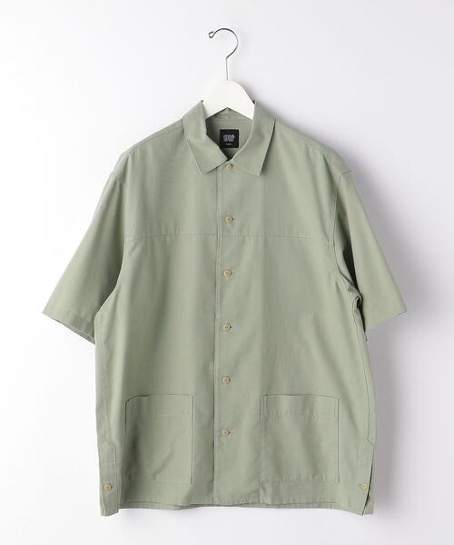 green label relaxing（グリーンレーベルリラクシング）の「OLT ★ [ GLR/ lab ] ブッチャー 半袖 シャツ（シャツ/ブラウス・メンズ・モカ/ライム/オレンジ系その他・MEDIUM/LARGE/X-LARGE/SMALL）」の17枚目の写真
