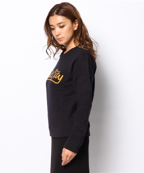 HYSTERIC GLAMOUR（ヒステリックグラマー）の「FAT CITY刺繍 SW（スウェット・レディース・ピンク/ブルー/ネイビー・FREE）」の10枚目の写真