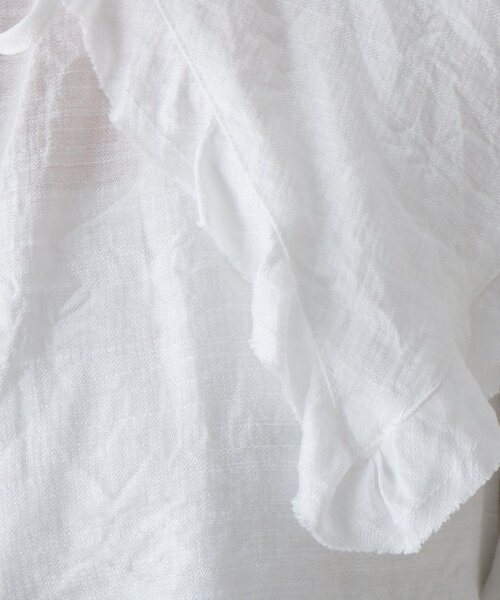 Cutie Blonde（キューティーブロンド）の「◆【S-L/2点セット】BIG襟付きブラウス（シャツ/ブラウス・レディース・ベージュ/オフホワイト/カーキ・01/02/03）」の14枚目の写真