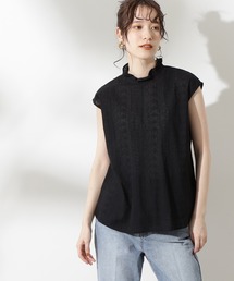 N.（N. Natural Beauty Basic） | ◆コットンレースノースリーブブラウス(シャツ/ブラウス)