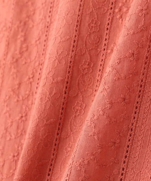 N.（N. Natural Beauty Basic）（エヌエヌナチュラルビューティーベーシック）の「◆コットンレースノースリーブブラウス（シャツ/ブラウス・レディース・ブラック/オフホワイト/オレンジ・MEDIUM）」の22枚目の写真