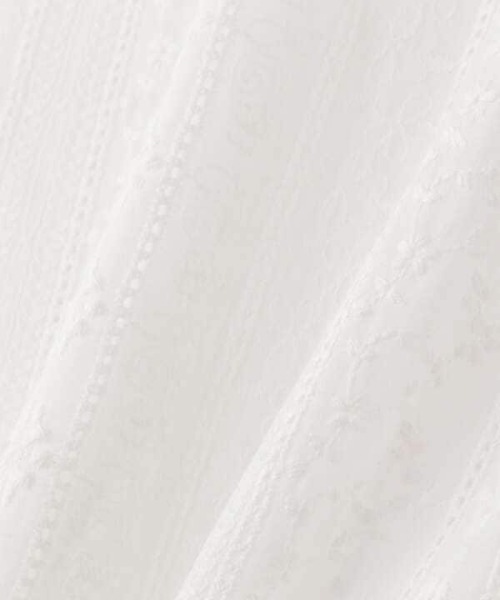 N.（N. Natural Beauty Basic）（エヌエヌナチュラルビューティーベーシック）の「◆コットンレースノースリーブブラウス（シャツ/ブラウス・レディース・ブラック/オフホワイト/オレンジ・MEDIUM）」の18枚目の写真