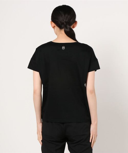 MAISON SCOTCH（メゾンスコッチ）の「MAISON SCOTCH(メゾン スコッチ)　シンプルTEE（Tシャツ/カットソー・レディース・ブラック/ブラウン/その他・SMALL）」の4枚目の写真