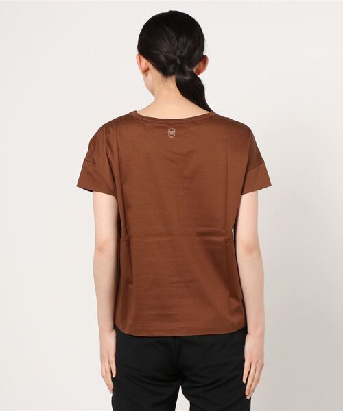 MAISON SCOTCH（メゾンスコッチ）の「MAISON SCOTCH(メゾン スコッチ)　シンプルTEE（Tシャツ/カットソー・レディース・ブラック/ブラウン/その他・SMALL）」の6枚目の写真