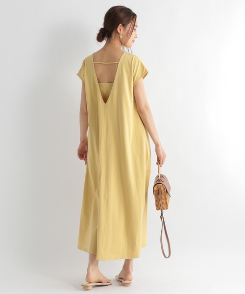 Andemiu(アンデミュウ)の「バックシャンカットワンピース951578(ワンピース・レディース・ブラック/イエロー/ダークグリーン・FREE)」の8枚目の写真