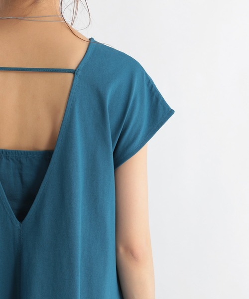 Andemiu(アンデミュウ)の「バックシャンカットワンピース951578(ワンピース・レディース・ブラック/イエロー/ダークグリーン・FREE)」の16枚目の写真