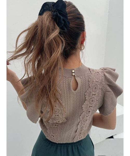 RESEXXY（リゼクシー）の「シャイニーボリュームシュシュ（シュシュ・レディース・ブラック/ベージュ/ピンク・FREE）」の16枚目の写真