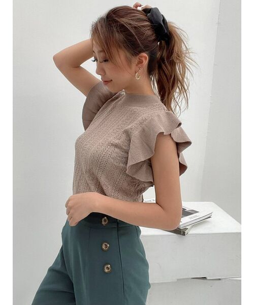 RESEXXY（リゼクシー）の「シャイニーボリュームシュシュ（シュシュ・レディース・ブラック/ベージュ/ピンク・FREE）」の18枚目の写真