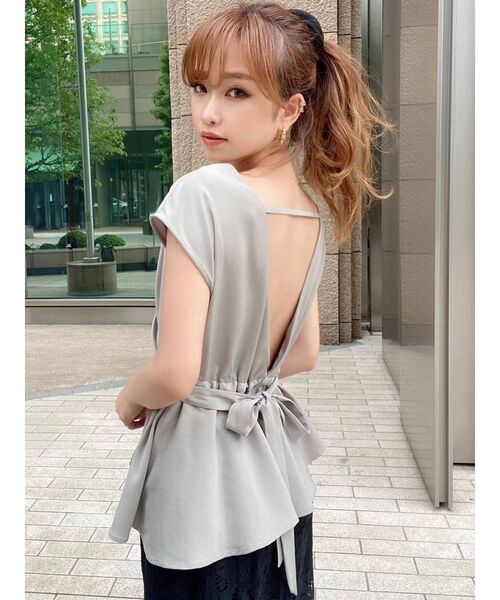 RESEXXY（リゼクシー）の「シャイニーボリュームシュシュ（シュシュ・レディース・ブラック/ベージュ/ピンク・FREE）」の9枚目の写真