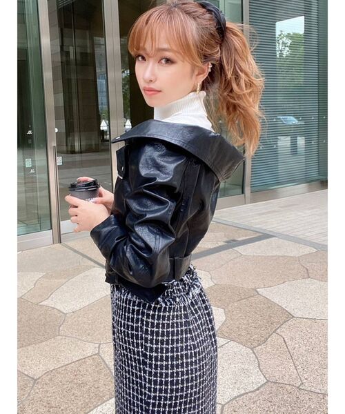 RESEXXY（リゼクシー）の「シャイニーボリュームシュシュ（シュシュ・レディース・ブラック/ベージュ/ピンク・FREE）」の15枚目の写真