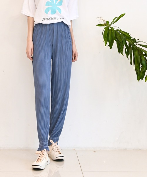 me+em select（ミームセレクト）の「リンクルフリージョガーパンツ（その他パンツ・レディース・チャコールグレー/ブラック/ベージュ/グレー/ブルー・FREE）」の18枚目の写真