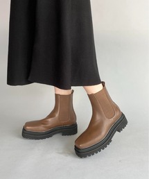 EVOL | 軽量トラックソールサイドゴアブーツ（WATER PROOF）(ブーツ)