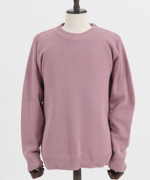 CAMBIO（カンビオ）の「mn2363-肘星C-Nセーター（ニット/セーター・メンズ・カーキ/ダークグレー/ピンク/ブラック/ブルー/イエロー系その他・L/S/M）」の21枚目の写真