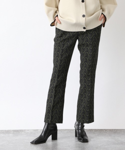 JEANASIS（ジーナシス）の「アソートジャガードトラウザー/959364（スラックス・レディース・レオパード/ホワイト系その他/グリーン系その他/ブラウン系その他/ブラック系その他/ブラック系その他2/パープル系その他・SMALL/MEDIUM）」の4枚目の写真