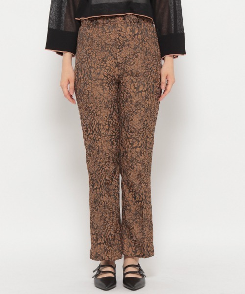 JEANASIS（ジーナシス）の「アソートジャガードトラウザー/959364（スラックス・レディース・レオパード/ホワイト系その他/グリーン系その他/ブラウン系その他/ブラック系その他/ブラック系その他2/パープル系その他・SMALL/MEDIUM）」の18枚目の写真