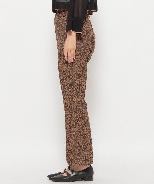 JEANASIS（ジーナシス）の「アソートジャガードトラウザー/959364（スラックス・レディース・レオパード/ホワイト系その他/グリーン系その他/ブラウン系その他/ブラック系その他/ブラック系その他2/パープル系その他・SMALL/MEDIUM）」の19枚目の写真