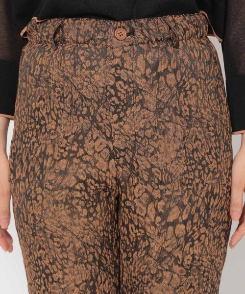 JEANASIS（ジーナシス）の「アソートジャガードトラウザー/959364（スラックス・レディース・レオパード/ホワイト系その他/グリーン系その他/ブラウン系その他/ブラック系その他/ブラック系その他2/パープル系その他・SMALL/MEDIUM）」の21枚目の写真